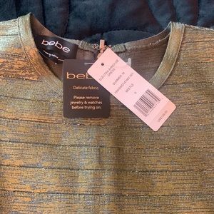 BEBE One sleeve Electra Bandage dress